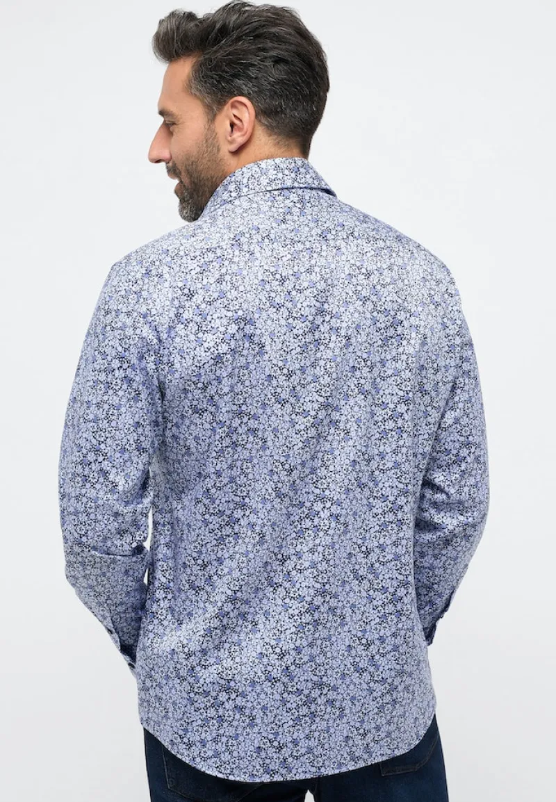 ETERNA Hemden|Big Boys*Hemd Twill Langarm Blau