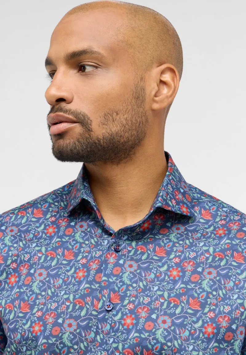 ETERNA Hemden|Big Boys*Hemd Twill Langarm dunkelblau