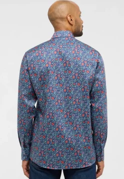 ETERNA Hemden|Big Boys*Hemd Twill Langarm dunkelblau