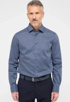 ETERNA Hemden|Big Boys*Hemd Twill Langarm dunkelblau