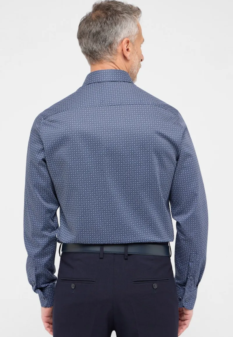 ETERNA Hemden|Big Boys*Hemd Twill Langarm dunkelblau