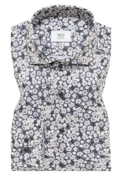 ETERNA Hemden|Big Boys*Hemd Twill Langarm Grau