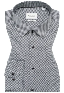 ETERNA Hemden|Big Boys*Hemd Twill Langarm Grau