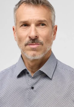 ETERNA Hemden|Big Boys*Hemd Twill Langarm Grau