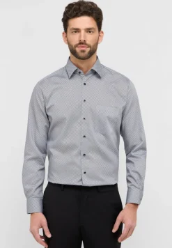 ETERNA Hemden|Big Boys*Hemd Twill Langarm Grau