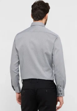 ETERNA Hemden|Big Boys*Hemd Twill Langarm Grau