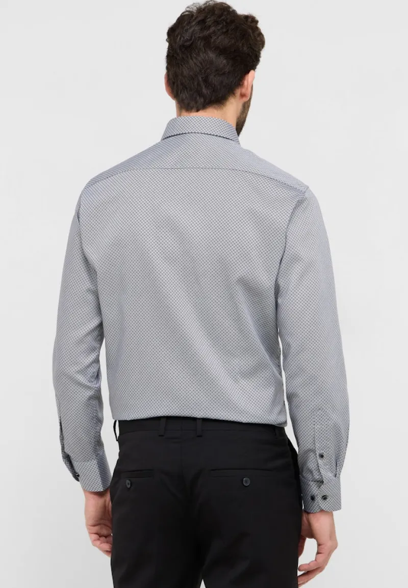 ETERNA Hemden|Big Boys*Hemd Twill Langarm Grau