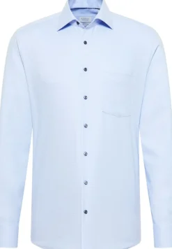 ETERNA Hemden|Big Boys*Hemd Twill Langarm hellblau
