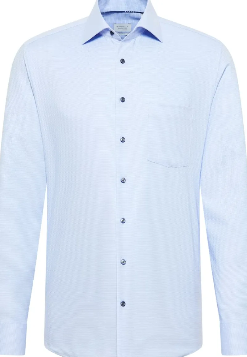 ETERNA Hemden|Big Boys*Hemd Twill Langarm hellblau