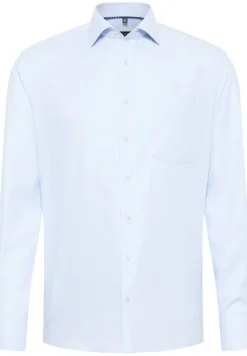 ETERNA Hemden|Big Boys*Hemd Twill Langarm hellblau