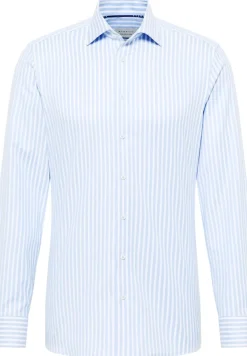 ETERNA Hemden|Big Boys*Hemd Twill Langarm hellblau