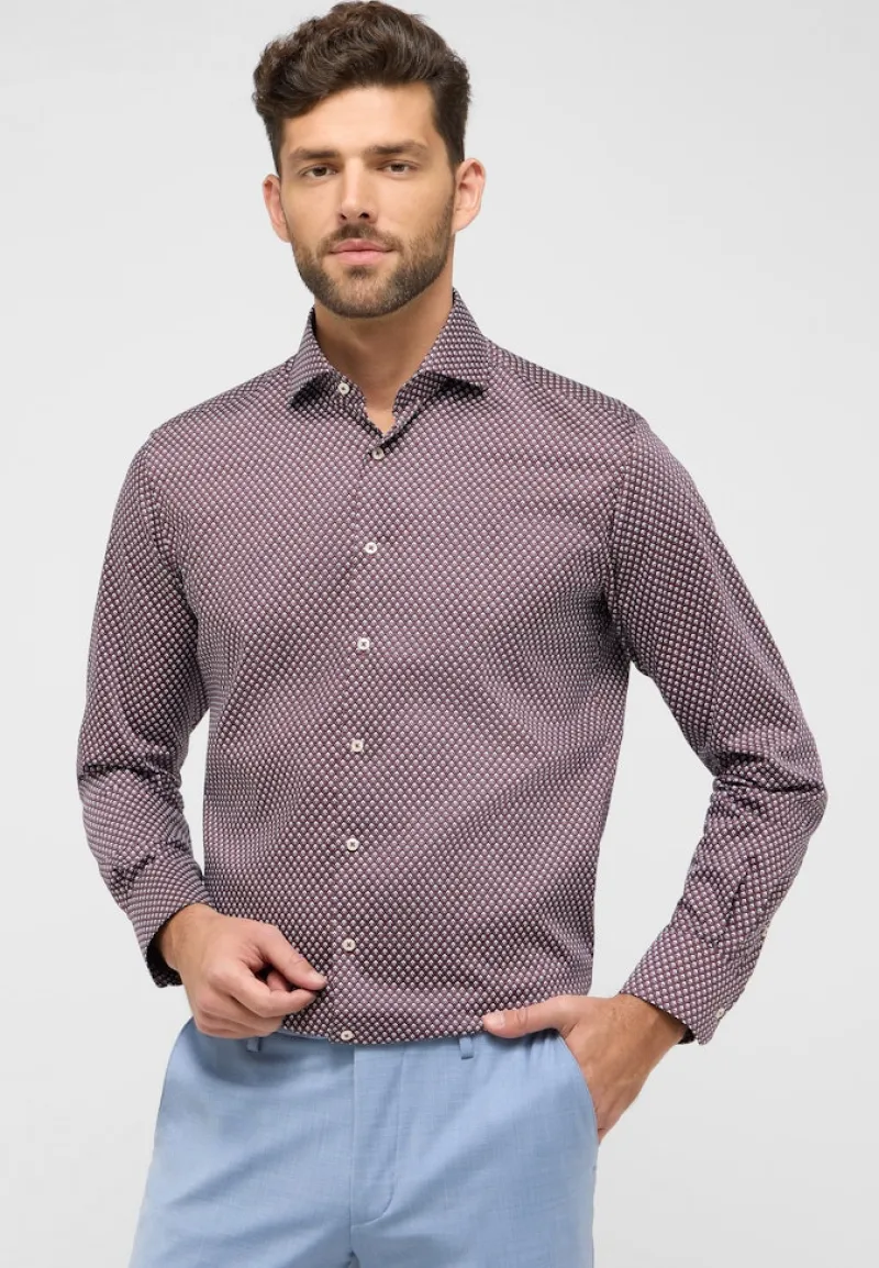 ETERNA Hemden|Big Boys*Hemd Twill Langarm Rot