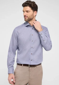 ETERNA Hemden|Big Boys*Hemd Twill Langarm Walnut