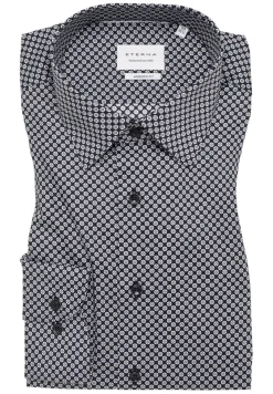 ETERNA Hemden|Big Boys*Hemd Twill super langer Arm (72 cm) anthrazit