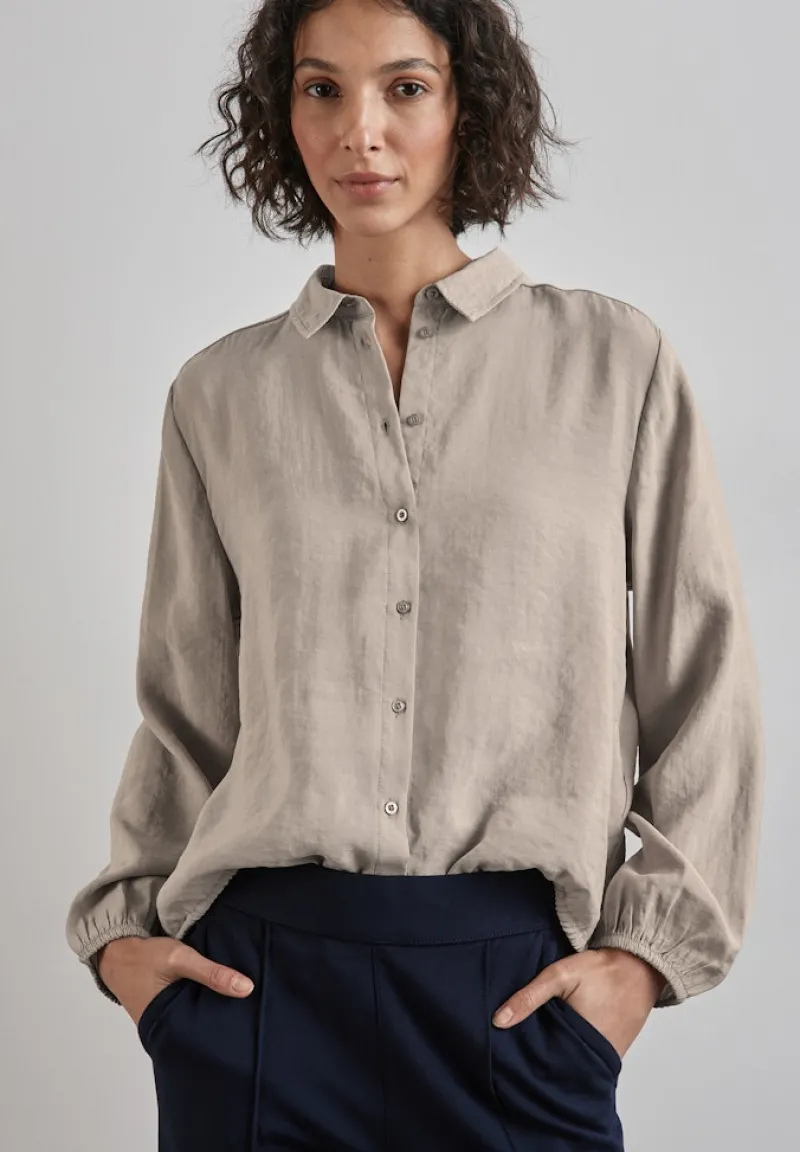 Street One Blusen*Hemdbluse breezy beige