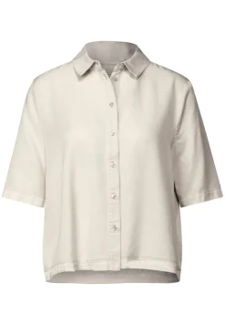 Street One Blusen*Hemdbluse im Washed-Look moonstone sand