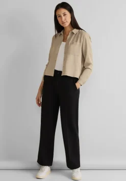 Street One Blusen*Hemdbluse in washed Look cool ivory