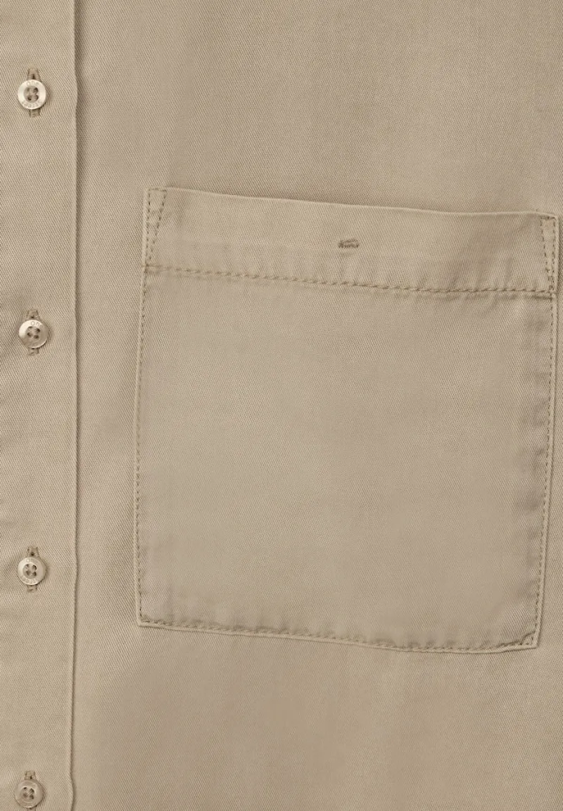 Street One Blusen*Hemdbluse in washed Look cool ivory