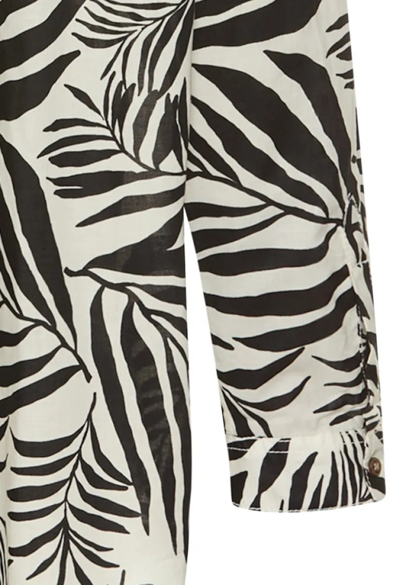 Camel Active Blusen*Hemdbluse mit Blumenprint aus Baumwolle aop