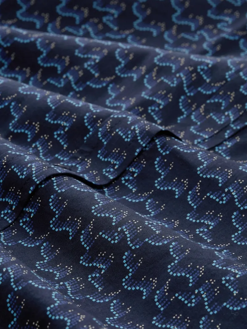 Tom Tailor Blusen*Hemdbluse mit Muster small blue wave print