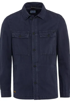 Camel Active Jacken*Hemdjacke aus Baumwoll-Leinenmix night blue