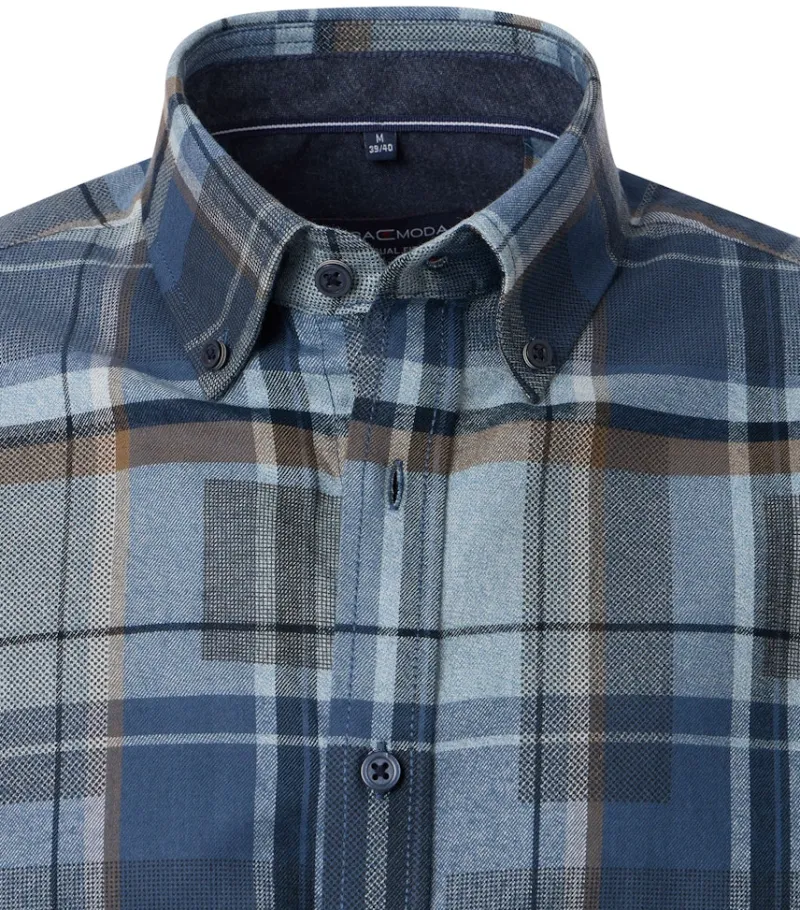 CASAMODA Hemden|Big Boys*Hemdjacke Blau