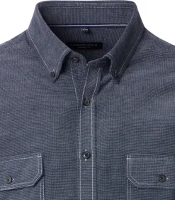 CASAMODA Hemden|Big Boys*Hemdjacke Blau