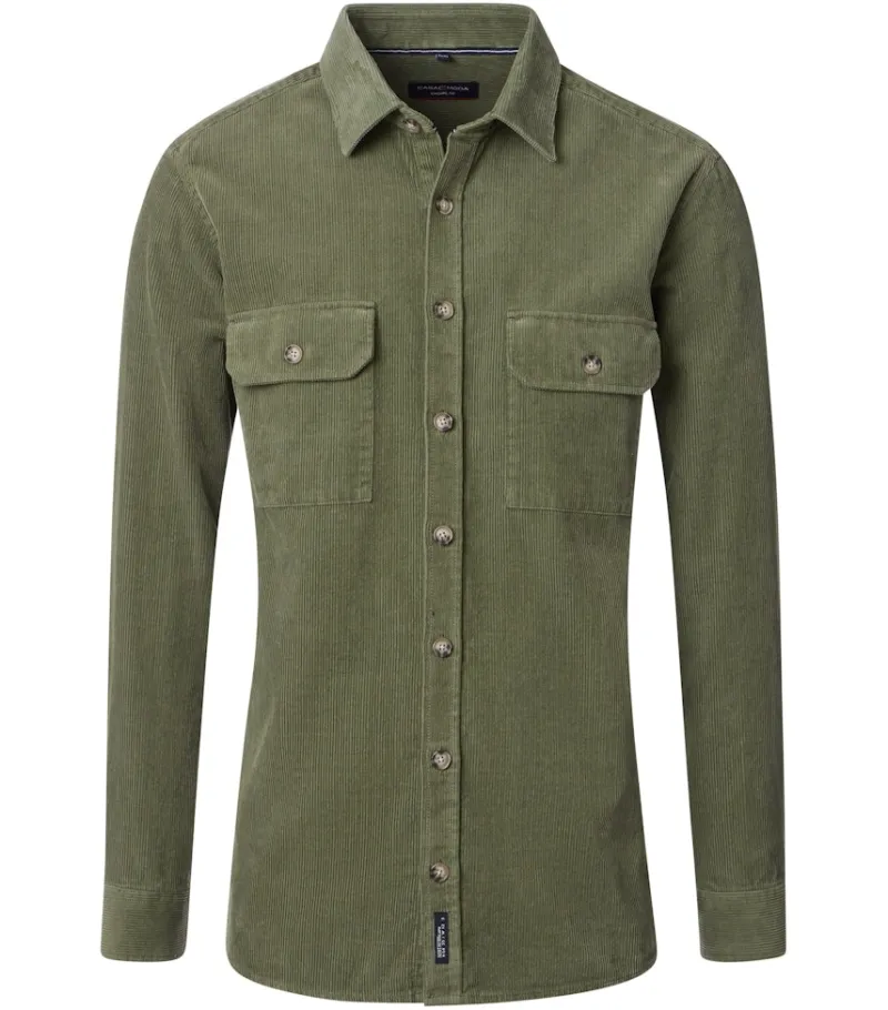 CASAMODA Hemden|Big Boys*Hemdjacke Grün