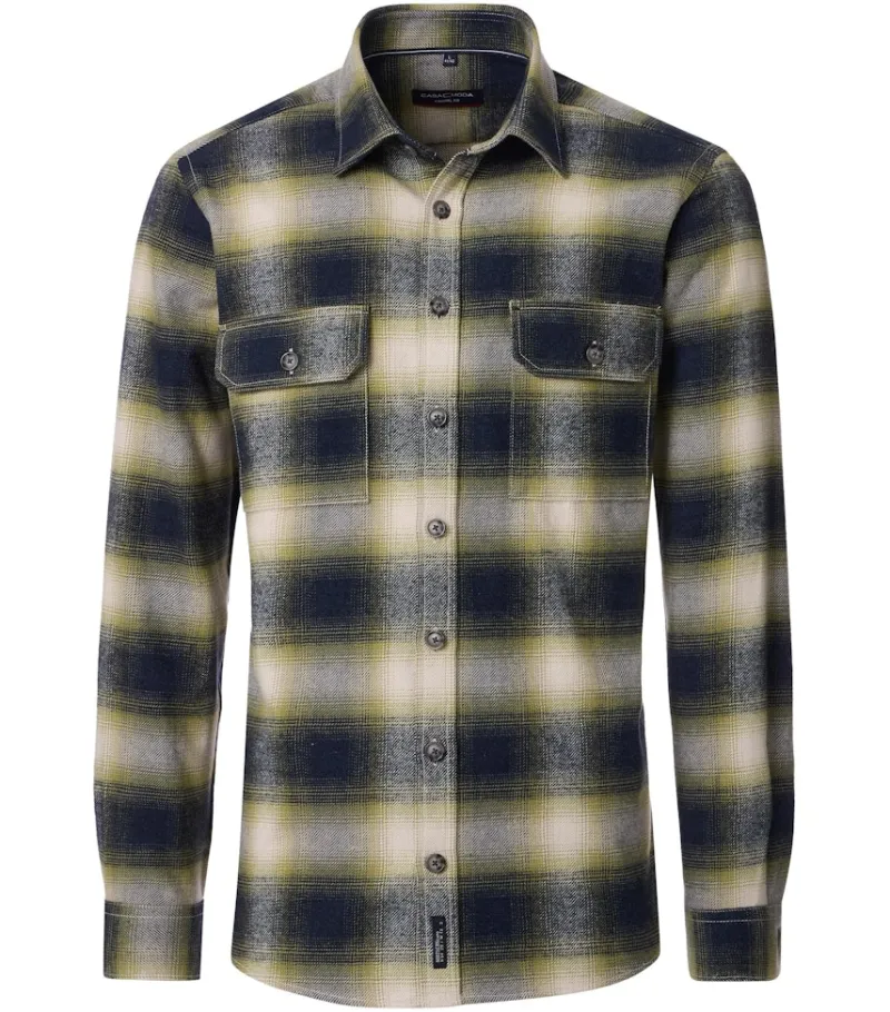 CASAMODA Hemden|Big Boys*Hemdjacke Grün