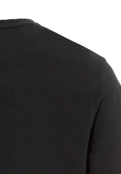 Camel Active Shirts|Big Boys*Henley T-Shirt aus reiner Baumwolle Asphalt