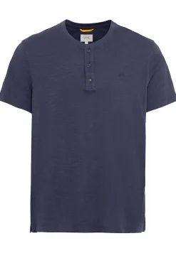 Camel Active Shirts|Big Boys*Henley T-Shirt aus reiner Baumwolle night blue