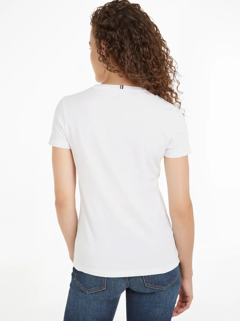 Tommy Hilfiger Shirts*HERITAGE CREW NECK TEE classic white