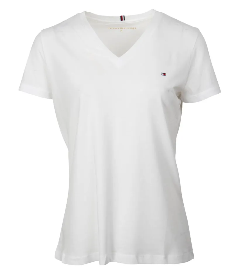 Tommy Hilfiger Shirts*HERITAGE V-NECK TEE classic white