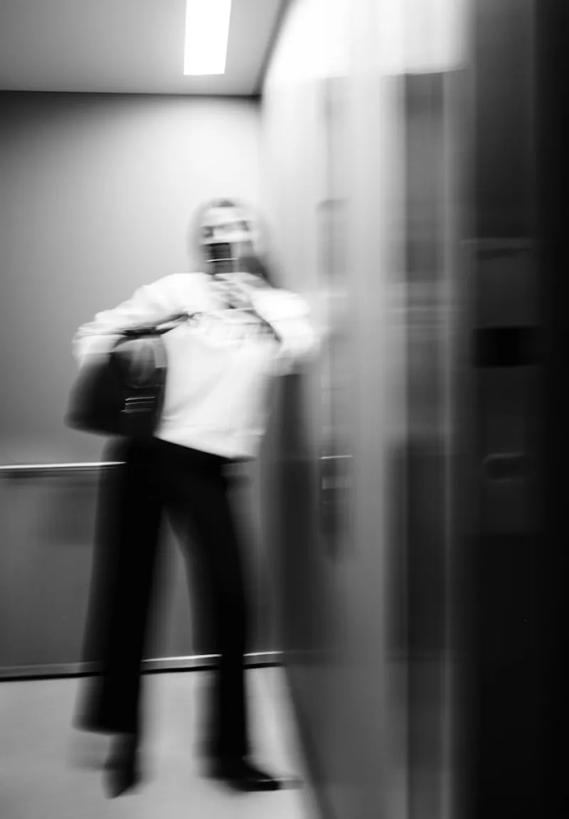 STREET ONE STUDIO Jeans*Herringbone Wide Leg Hose Black