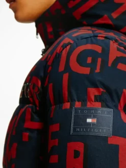 Tommy Hilfiger Jacken|Big Boys*HIGH LOFT PRINTED JACKET tommy letters print