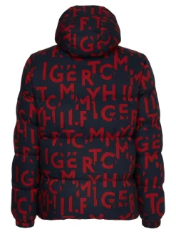 Tommy Hilfiger Jacken|Big Boys*HIGH LOFT PRINTED JACKET tommy letters print