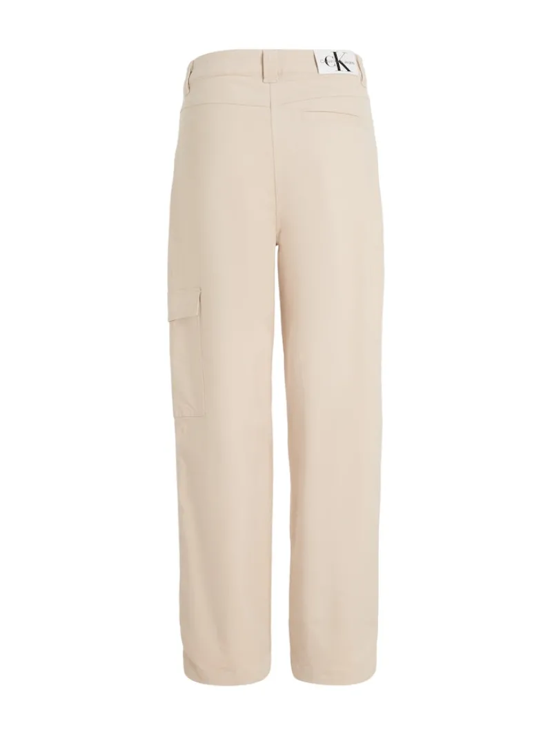 Calvin Klein Jeans Hosen*HIGH RISE CORDUROY PANT putty beige