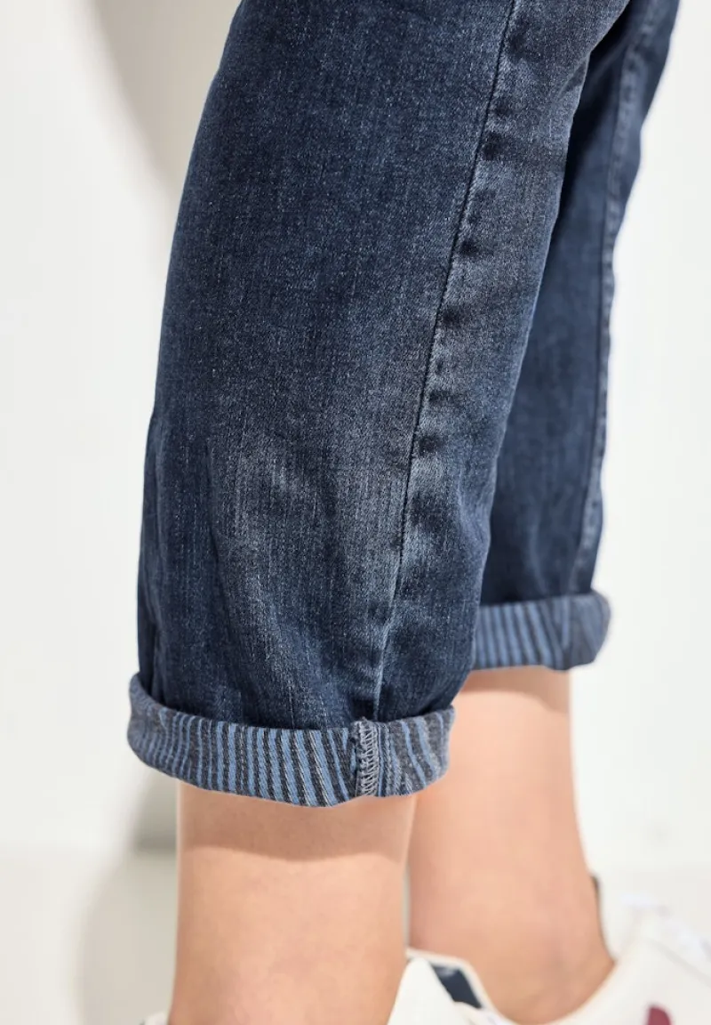 Cecil Jeans*High Waist Jeans mid blue used wash