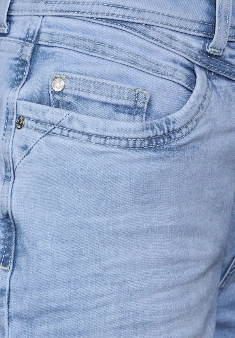 Street One Jeans*High Waist Jeans super light blue washed