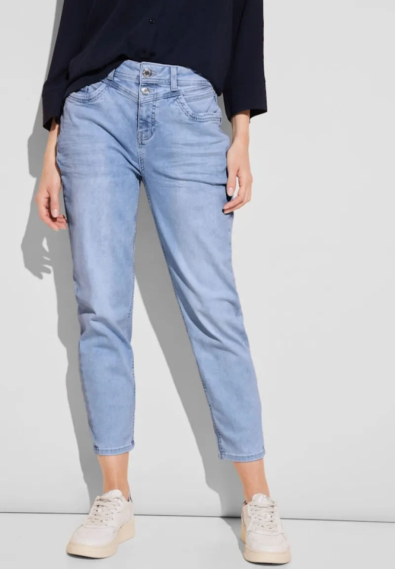 Street One Jeans*High Waist Jeans super light blue washed