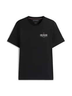 Tommy Hilfiger Shirts|Big Boys*HILFIGER STACK TEE Black