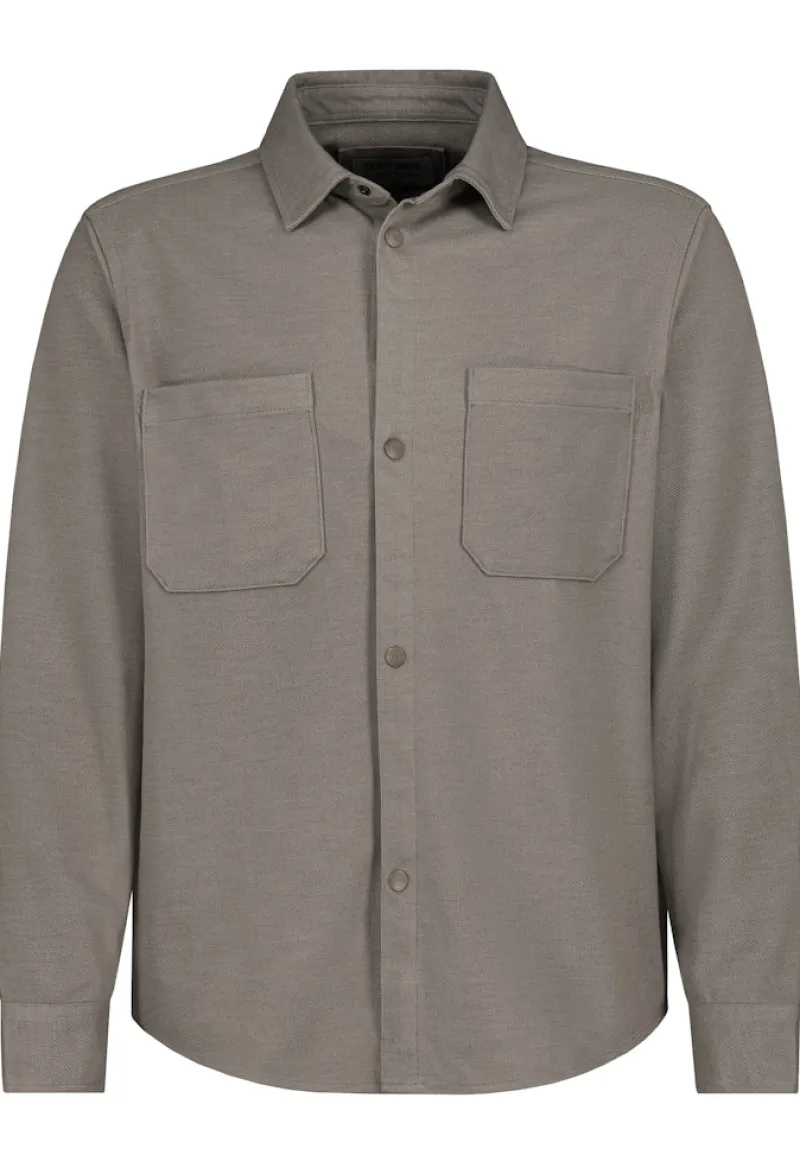 Eight 2 Nine Hemden*H16106M11197C2 taupe melange