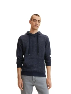Tom Tailor Pullover & Sweatshirts|Big Boys*Hoodie mit feinen Streifen navy offwhite inject stripe