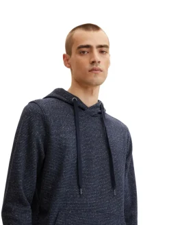 Tom Tailor Pullover & Sweatshirts|Big Boys*Hoodie mit feinen Streifen navy offwhite inject stripe