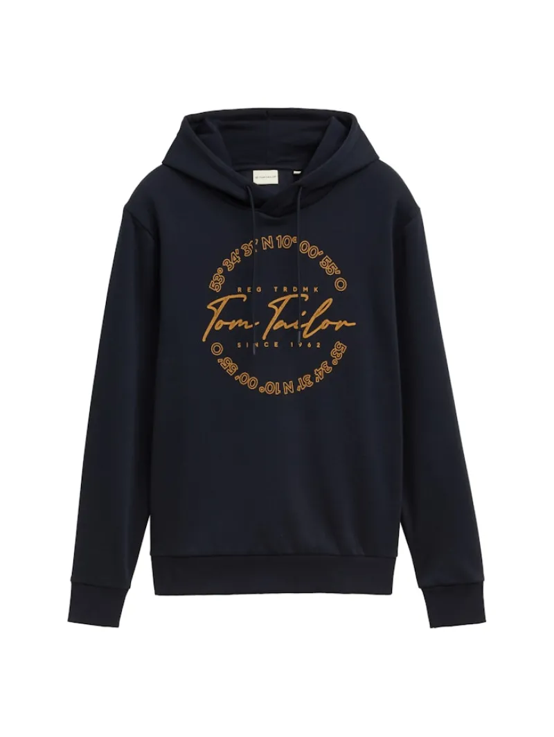 Tom Tailor Pullover & Sweatshirts|Big Boys*Hoodie mit Logo Print sky captain blue