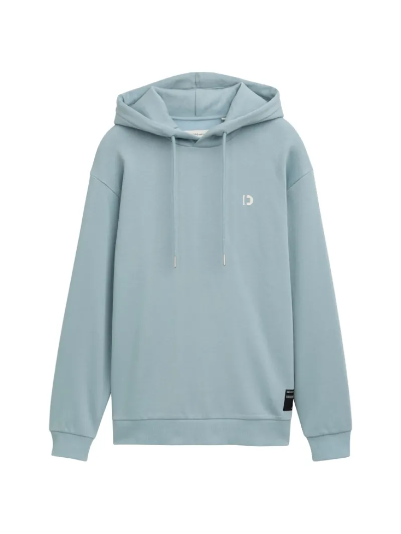 Tom Tailor Denim Pullover & Sweatshirts*Hoodie mit Logo-Details light grey mint