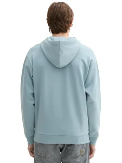 Tom Tailor Denim Pullover & Sweatshirts*Hoodie mit Logo-Details light grey mint