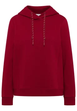 Cecil Pullover & Sweatshirts*Hoodie mit Stickerei beaujolais red