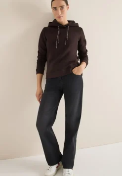 Cecil Pullover & Sweatshirts*Hoodie mit Stickerei tartufo brown