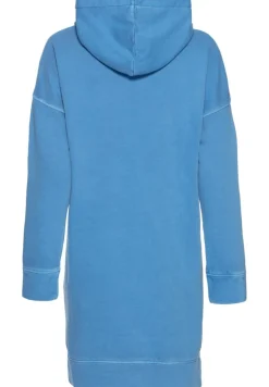Camel Active Kleider*Hoodie Sweatkleid aus Organic Cotton aqua blue